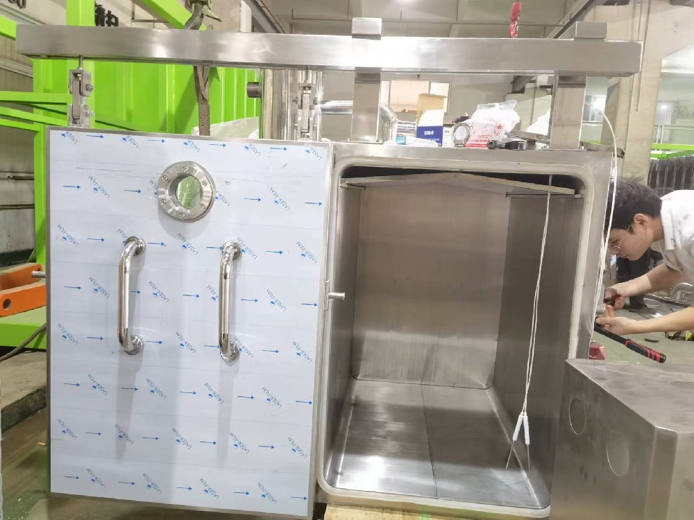 梅州預(yù)制菜項目，客戶量身定制處理量100公斤熟食真空冷鮮機(jī)即將交付。